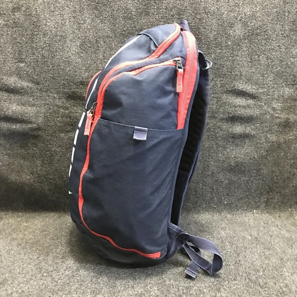 Nike BA5554-414 Hoops Elite Pro Basketball Backpack Navy/Red 38L Polyester Bag